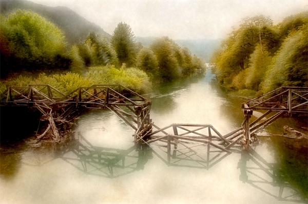Photograph Sergio Levin Broken Bridge on One Eyeland